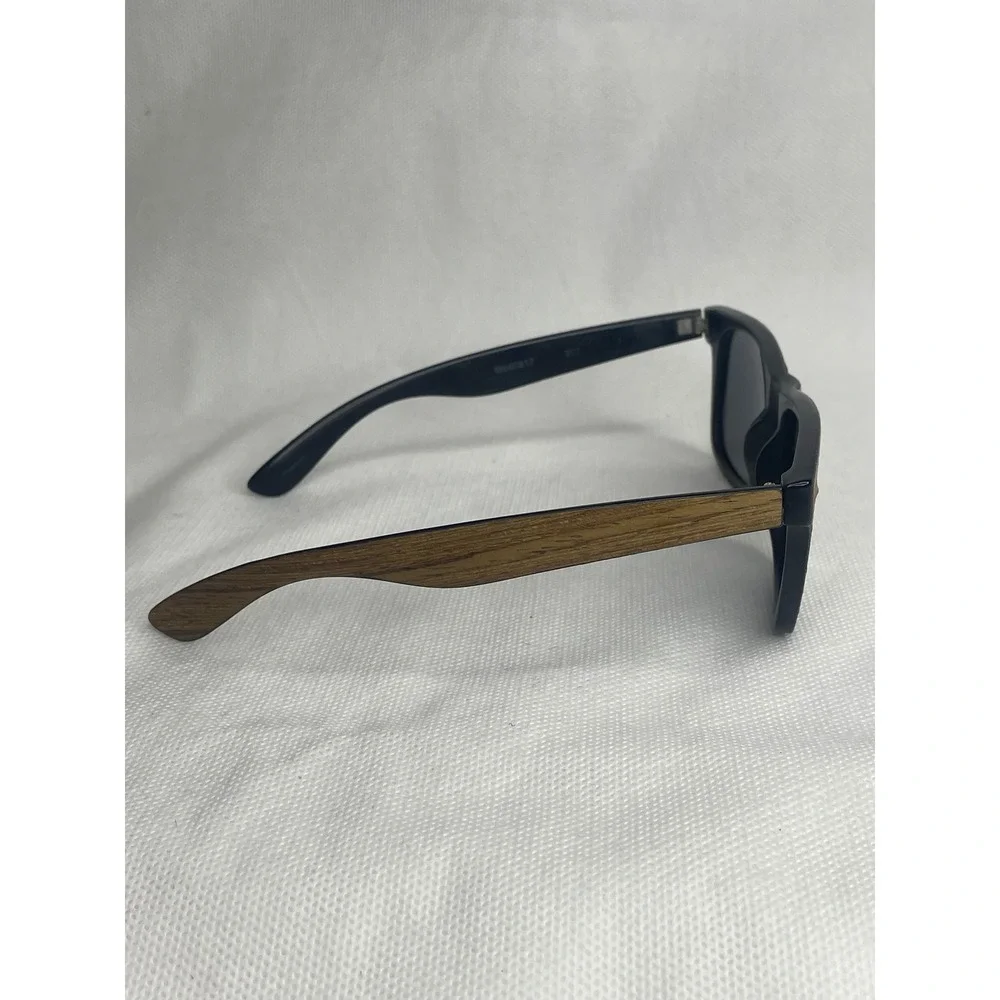 Bass Classic Woodies Sunglasses Brown Wood Panel Floating OSFM Unisex Mod0817